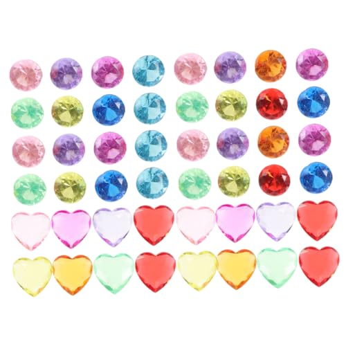 Warmhm 1 Satz Diamant-Edelstein- Diamant-Tauchspielzeug aus Diamanten Vase -Füllstoffe künstliches Edelsteinmodell Edelsteindekore Partyzubehör Plastik von Warmhm
