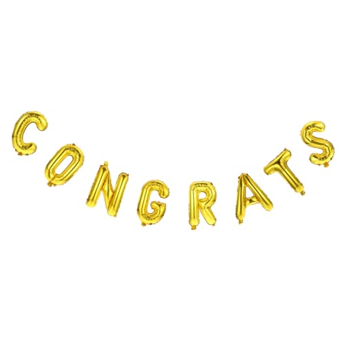 Warmhm 16 Congrats Aluminiumfolie Ballon Set Schule Graduierung Ballons Graduierung Party Dekorationen Warmhm 16 Congrats Aluminiumfolie Ballon Set Schule Graduierung Ballons Graduierung Party Dekorationen von Warmhm