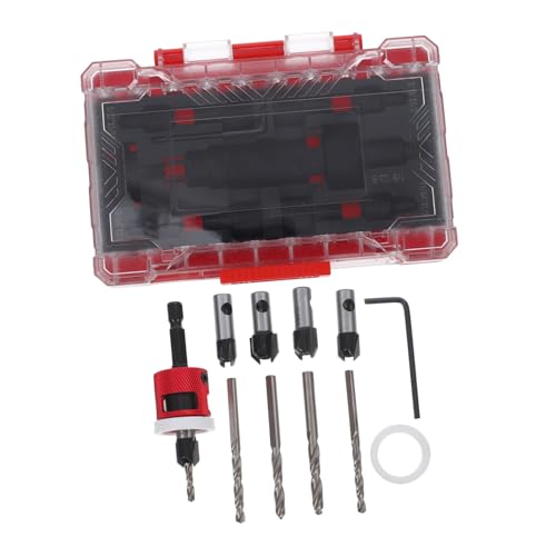 Warmhm 1 Satz Senkbohrer Set mit Tiefenanschlag Teiliges Kegelbohrer Set für Holzverarbeitung Präzise Bohrungen Langlebig und Benutzerfreundlich für Professionelle Ergebnisse Warmhm 1 Satz Senkbohrer Set mit Tiefenanschlag Teiliges Kegelbohrer Set für Holzverarbeitung Präzise Bohrungen Langlebig und Benutzerfreundlich für Professionelle Ergebnisse von Warmhm