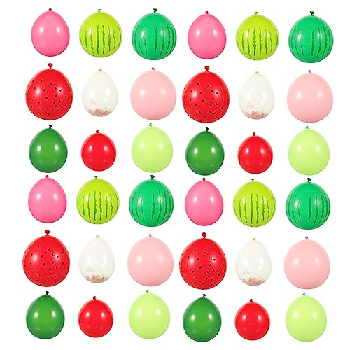 Warmhm 1 Satz Wassermelonen-Latexballon Partydekorationen Wassermelonen- hawaii party dekoration party decoration Zubehör für Ballonbögen zum Selbermachen Dekorative Luftballons Warmhm 1 Satz Wassermelonen-Latexballon Partydekorationen Wassermelonen- hawaii party dekoration party decoration Zubehör für Ballonbögen zum Selbermachen Dekorative Luftballons von Warmhm