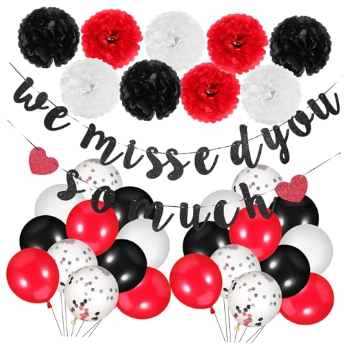 Warmhm 1 Satz Willkommensdekorationen für zu Hause Willkommensschild süß Hochzeit Willkommen zuhause heiraten aufdecken runde Luftballons Willkommene Heimdekoration Papier von Warmhm
