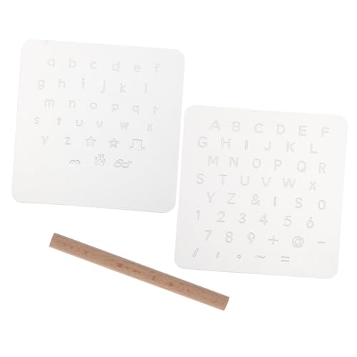 Warmhm 1 Satz Zahlenbuchstaben gesetzt Alphabet-DIY-Vorlage Briefvorlagen und Schablonen Buchstabenschablonen Zahlenvorlagen Buchstaben- und Zahlenschablonen Lederstempelkit Plastik von Warmhm