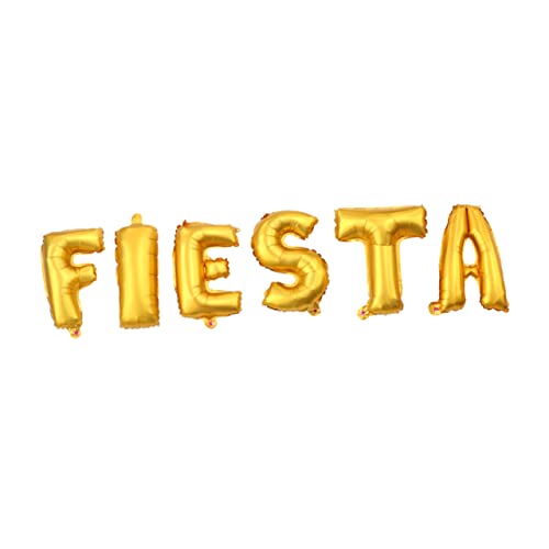 1 Satz Mexikanischer Briefballon Hühner Party Luftballons Alphabet Steigt Gold Im Ballon Auf Fiesta-ballons Taco Party Ballon Junggesellenabschied Ballons Einstellen Aluminiumfolie von Warmhm
