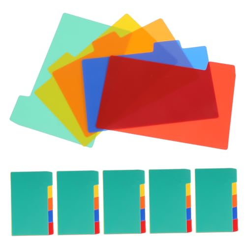 Warmhm 1 Set Karteikartenhalter-teiler, Karteikarten-teiler Mit Alphabet-registern, Karteikarten-sammelkarten-teiler Warmhm 1 Set Karteikartenhalter-teiler, Karteikarten-teiler Mit Alphabet-registern, Karteikarten-sammelkarten-teiler von Warmhm