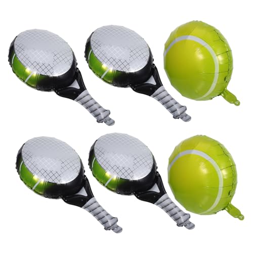Warmhm 1 Set Tennisschläger Und Tennisball-ballon Für Sport-tennis-themen-geburtstagsparty-zubehör Warmhm 1 Set Tennisschläger Und Tennisball-ballon Für Sport-tennis-themen-geburtstagsparty-zubehör von Warmhm
