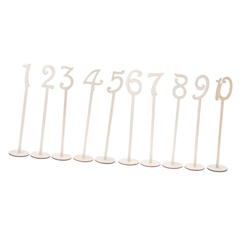 Warmhm 1 Stück Holz Tischkarten Halter Kreative Sitzplatzkarten für Hochzeiten Partys und Events Pack Wiederverwendbar Stabiler Holzfuß für Feiern und Catering Dekorationen von Warmhm