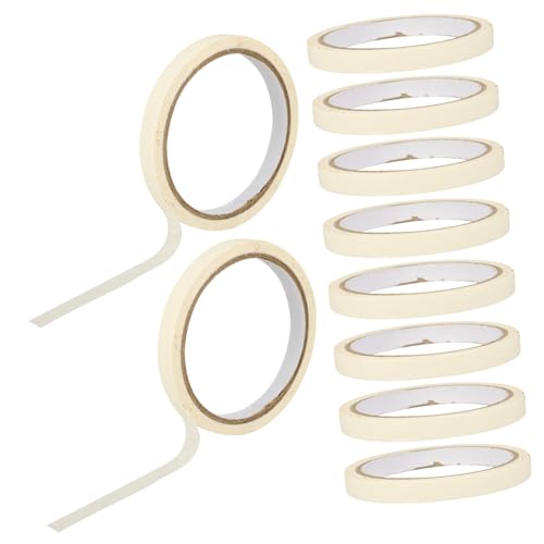 Warmhm 10 Rollen Malerkrepp Abdeckband Leicht Abreißbar Ablösbar für Heimdekoration Kunstprojekte und Automaskierung DIY Klebeband Warmhm 10 Rollen Malerkrepp Abdeckband Leicht Abreißbar Ablösbar für Heimdekoration Kunstprojekte und Automaskierung DIY Klebeband von Warmhm
