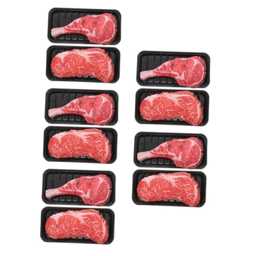 Warmhm 10 Sätze Simuliertes Steakmodell küchen Dekoration Realistische Fleischdekoration Steak-Modell BBQ Dekoration gefälschtes Rindfleischmodell Künstliches Fleischornament pp Warmhm 10 Sätze Simuliertes Steakmodell küchen Dekoration Realistische Fleischdekoration Steak-Modell BBQ Dekoration gefälschtes Rindfleischmodell Künstliches Fleischornament pp von Warmhm
