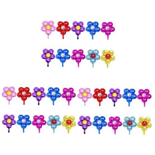 Warmhm 10 Stück Blumen Folienballons Aus Aluminium in Verschiedenen Farben – Perfekte Partydekoration Für Hochzeiten - Geburtstagsfeiern Und Festliche Anlässe Warmhm 10 Stück Blumen Folienballons Aus Aluminium in Verschiedenen Farben – Perfekte Partydekoration Für Hochzeiten - Geburtstagsfeiern Und Festliche Anlässe von Warmhm