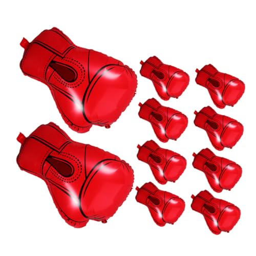 Warmhm 10 Stück Boxhandschuh Luftballons aus Aluminiumfolie Rot Robust und Sicher Automatische Versiegelung für Jungen Geburtstag Wrestling Party und Sportveranstaltungen Warmhm 10 Stück Boxhandschuh Luftballons aus Aluminiumfolie Rot Robust und Sicher Automatische Versiegelung für Jungen Geburtstag Wrestling Party und Sportveranstaltungen von Warmhm
