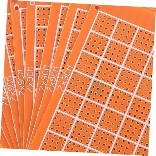 Warmhm 10 Stück Einseitige Pcb Platinen aus Robustem Fiberglas und Epoxidharz für Elektronik Löten und DIY Schaltkreise Verschleißfest und Vielseitig Einsetzbar für Vielfältige von Warmhm