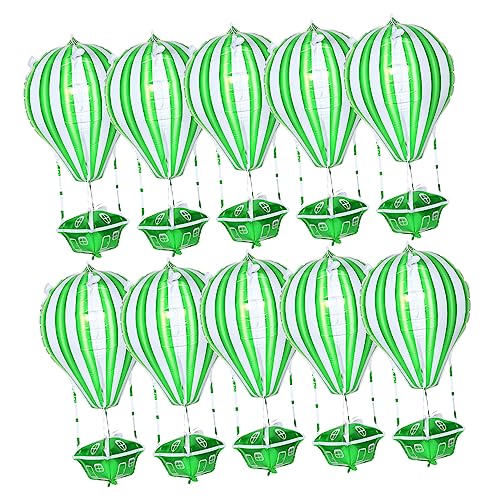 Warmhm 10 Stück Heißluftballon Größer Blau für Gemeinschaft Party Gänseblümchen metallisch rote schwarze und weiße Luftballons geburtstag ballon Aluminiumfolie Green Warmhm 10 Stück Heißluftballon Größer Blau für Gemeinschaft Party Gänseblümchen metallisch rote schwarze und weiße Luftballons geburtstag ballon Aluminiumfolie Green von Warmhm