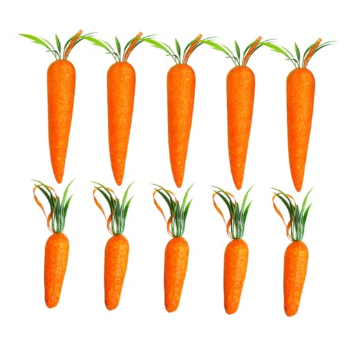 Warmhm 10 Stück Karotte-Anhänger hängende Karotte Karotten Dekorationen Dekoration hängen zu Ostern basteln für Ostern gartendeko osterversorgung Baum Anhänger Plastik Orange Warmhm 10 Stück Karotte-Anhänger hängende Karotte Karotten Dekorationen Dekoration hängen zu Ostern basteln für Ostern gartendeko osterversorgung Baum Anhänger Plastik Orange von Warmhm