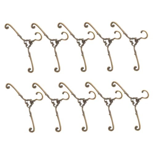 Warmhm 10 Stück Kleiderständer für Puppen Kleidung Aufhänger Miniatur Mädchen Prinzessin Puppengarderobe Kleiderbügel zarte kleine Kleiderbügel Legierung Golden Warmhm 10 Stück Kleiderständer für Puppen Kleidung Aufhänger Miniatur Mädchen Prinzessin Puppengarderobe Kleiderbügel zarte kleine Kleiderbügel Legierung Golden von Warmhm
