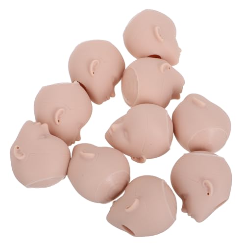 Warmhm 10 Stück Make-up-puppenkopf Schaufensterpuppenkopf Für Make-up-übungen Mini-köpfe Zum Basteln Üben Sie Das Schminken Von Puppenköpfen Üben Sie Make-up-Gesicht Puppenteile Plastik Warmhm 10 Stück Make-up-puppenkopf Schaufensterpuppenkopf Für Make-up-übungen Mini-köpfe Zum Basteln Üben Sie Das Schminken Von Puppenköpfen Üben Sie Make-up-Gesicht Puppenteile Plastik von Warmhm
