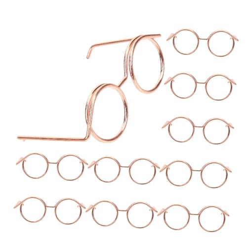 Warmhm 10 Stück Mini-brillenspielzeug Puppenverkleidungsbrille Brille Zum Anziehen Der Puppe Puppenbrillen DIY-puppenbrille Brillenrequisiten Zum Anziehen Metall Warmhm 10 Stück Mini-brillenspielzeug Puppenverkleidungsbrille Brille Zum Anziehen Der Puppe Puppenbrillen DIY-puppenbrille Brillenrequisiten Zum Anziehen Metall von Warmhm