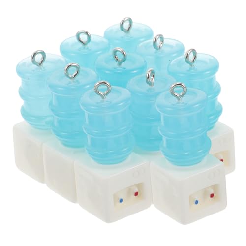 Warmhm 10 Stück Mini-wasserspender-anhänger Süßigkeitsanhänger Für Die Schmuckherstellung Kawaii Essen Schlüsselanhänger Katzenanhänger Für Die Schmuckherstellung Lustige Reize Harz von Warmhm