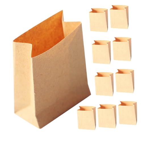 Warmhm 10 Stück Puppenhaus-verpackungsbeutel Kleine Papiertüten Plätzchentüten Aus Papier Puppenhaus-miniaturen Miniatur-Dinge Mini-haustasche Mini- Kraftpapier Light Brown Warmhm 10 Stück Puppenhaus-verpackungsbeutel Kleine Papiertüten Plätzchentüten Aus Papier Puppenhaus-miniaturen Miniatur-Dinge Mini-haustasche Mini- Kraftpapier Light Brown von Warmhm