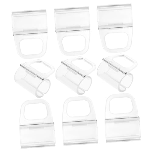 Warmhm 10 Stück Rollo-Griff Papierjalousien Gardinenstangen-Clips Clip-Haken Kabellose Jalousien Durchsichtige Fenstervorhänge Fensterrollos Für Zuhause Fenster-Schatten-Clips Warmhm 10 Stück Rollo-Griff Papierjalousien Gardinenstangen-Clips Clip-Haken Kabellose Jalousien Durchsichtige Fenstervorhänge Fensterrollos Für Zuhause Fenster-Schatten-Clips von Warmhm