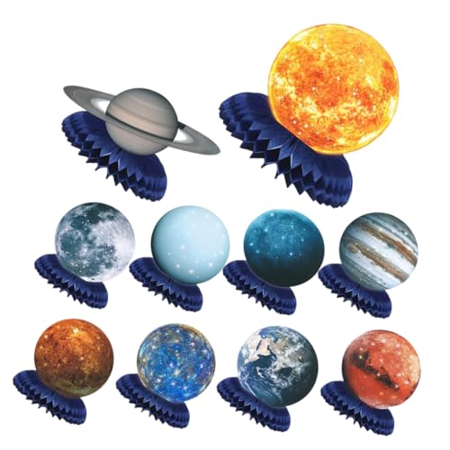 Warmhm 10 Stück Solarsystem Wabendekoration Junge Platz Galaxis Partydekorationen mit Weltraummotiven Topper Bienenwabe Tisch Geburtstagsfeier-Layout-Requisite Planetendekorationen Papier Warmhm 10 Stück Solarsystem Wabendekoration Junge Platz Galaxis Partydekorationen mit Weltraummotiven Topper Bienenwabe Tisch Geburtstagsfeier-Layout-Requisite Planetendekorationen Papier von Warmhm