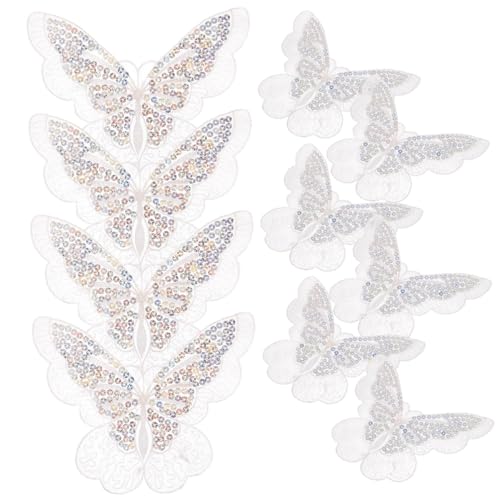 Warmhm 10 Stück Teiliges Aufnäher aus Organza Dekorative Bügelflicken für Kleidung Taschen DIY Bastelprojekte Langlebige und Niedliche Stoffapplikationen Warmhm 10 Stück Teiliges Aufnäher aus Organza Dekorative Bügelflicken für Kleidung Taschen DIY Bastelprojekte Langlebige und Niedliche Stoffapplikationen von Warmhm