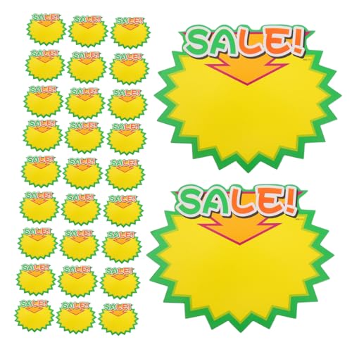 Warmhm 100 Stück Papier Schilder Widerstandsfähige Verkaufsetiketten für Einzelhandel Supermarkt Garage Einfache Anwendung Langlebige Preisschilder für Verkaufsaktionen Warmhm 100 Stück Papier Schilder Widerstandsfähige Verkaufsetiketten für Einzelhandel Supermarkt Garage Einfache Anwendung Langlebige Preisschilder für Verkaufsaktionen von Warmhm