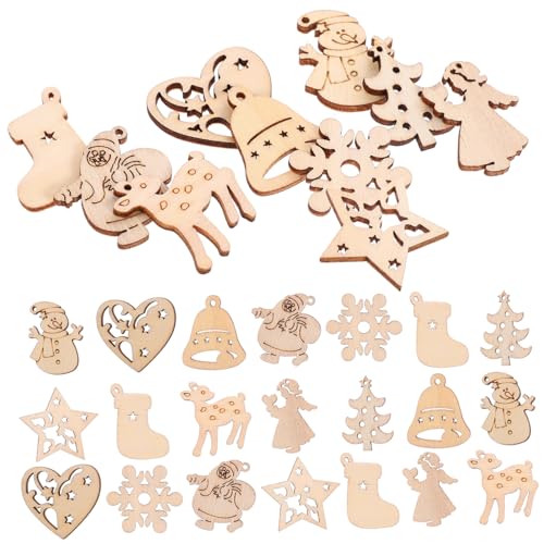 Warmhm 100 Stück Unbehandelte Holzscheiben Mix Weihnachtsanhänger DIY Basteln Weihnachtsdeko Holzplättchen für Kreative Weihnachtsbaumdekoration und Geschenkverzierung Warmhm 100 Stück Unbehandelte Holzscheiben Mix Weihnachtsanhänger DIY Basteln Weihnachtsdeko Holzplättchen für Kreative Weihnachtsbaumdekoration und Geschenkverzierung von Warmhm