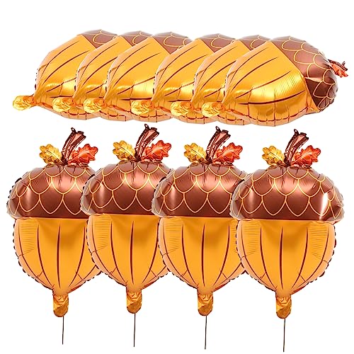 Warmhm 10Stücke Kiefernkegel Folienballons für Herbstdekoration Accessoires für Thanksgiving Feiern und Partys Dekorative Luftballons für Charmante Warmhm 10Stücke Kiefernkegel Folienballons für Herbstdekoration Accessoires für Thanksgiving Feiern und Partys Dekorative Luftballons für Charmante von Warmhm