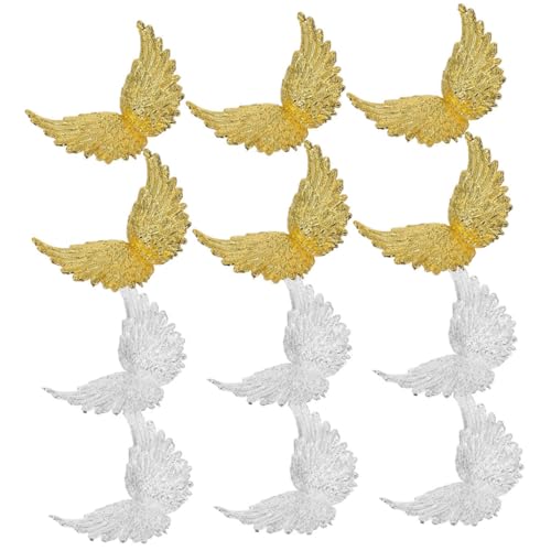 Warmhm 12 Stück Kreative Mini-flügel-dekoration Engelsflügelverzierungen Engelsflügel Flügel Zum Basteln Engelsflügel Basteln Engelsflügel Tortenaufleger Plastik Warmhm 12 Stück Kreative Mini-flügel-dekoration Engelsflügelverzierungen Engelsflügel Flügel Zum Basteln Engelsflügel Basteln Engelsflügel Tortenaufleger Plastik von Warmhm