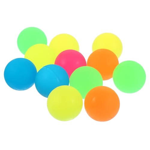 Warmhm 12 Stück Leuchtende Bälle Elastische Sprungbälle aus Synthetischem Nachtglühende Matte Oberfläche Interaktives für Partys und Langfristigen Spaß Warmhm 12 Stück Leuchtende Bälle Elastische Sprungbälle aus Synthetischem Nachtglühende Matte Oberfläche Interaktives für Partys und Langfristigen Spaß von Warmhm