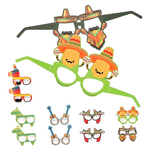 Warmhm 12 Stück Mexikanische Papierbrille Festival Fiesta-party-brille Cinco De Mayo Gläser Für Partybrille Kostüm Dekoration Fiesta-partyzubehör Brille Mit Fiesta- Fiesta-glas Warmhm 12 Stück Mexikanische Papierbrille Festival Fiesta-party-brille Cinco De Mayo Gläser Für Partybrille Kostüm Dekoration Fiesta-partyzubehör Brille Mit Fiesta- Fiesta-glas von Warmhm