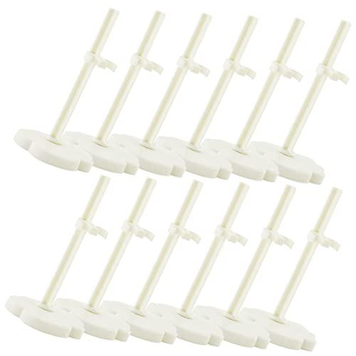 Warmhm 12 Stück Puppenständer Stützgestell Für Puppen Stützständer Für Puppen Displayhalter Für Actionfiguren Puppenanzeigehalter Actionfigurenständer Weiß Plastik von Warmhm