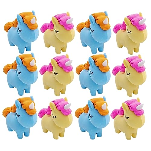 Warmhm 12 Stück kreativer Radiergummi Schulradierer für Radiergummis machen Spaß Mini-Radiergummis für Goodie-Bags-Füller für Einhorngummis Fun Eraser Zufällige Farbe Warmhm 12 Stück kreativer Radiergummi Schulradierer für Radiergummis machen Spaß Mini-Radiergummis für Goodie-Bags-Füller für Einhorngummis Fun Eraser Zufällige Farbe von Warmhm