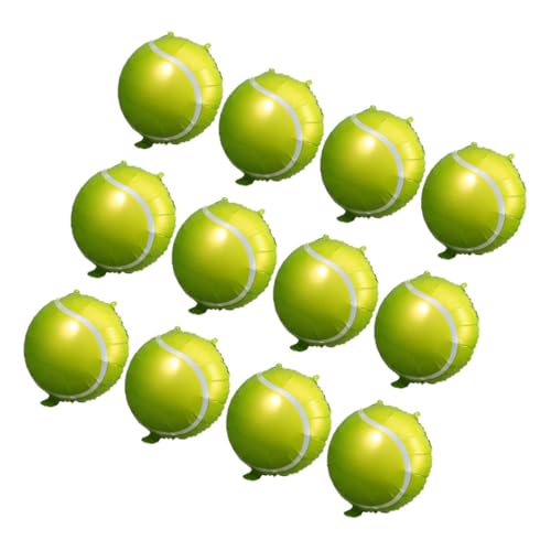Warmhm 12Stücke Luftballons Aufblasbare Sport Dekoration für Geburtstagsfeiern Kinderfreundliche Partyballons für Tennis Themenveranstaltungen und Babypartys Warmhm 12Stücke Luftballons Aufblasbare Sport Dekoration für Geburtstagsfeiern Kinderfreundliche Partyballons für Tennis Themenveranstaltungen und Babypartys von Warmhm