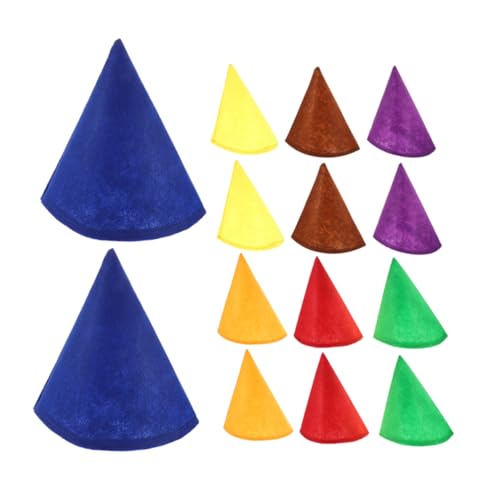 Warmhm 14 Stück Teiliges Filz Zwergenhut Bunte Kegelhüte Lustige Partyhüte für Erwachsene Halloween Cosplay Geburtstagsfeier Dekoration Festliche Verkleidung Warmhm 14 Stück Teiliges Filz Zwergenhut Bunte Kegelhüte Lustige Partyhüte für Erwachsene Halloween Cosplay Geburtstagsfeier Dekoration Festliche Verkleidung von Warmhm