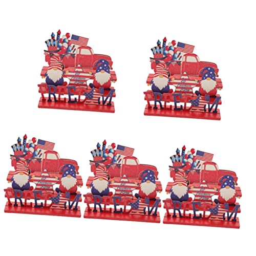 Warmhm 15 Stck. Unabhängigkeitstag Holzdeko Patriotische Tischschilder aus Holz Handgefertigt Vielseitig für Feierlichkeiten Wie Memorial Day Geschenkidee für Familie und Freunde von Warmhm