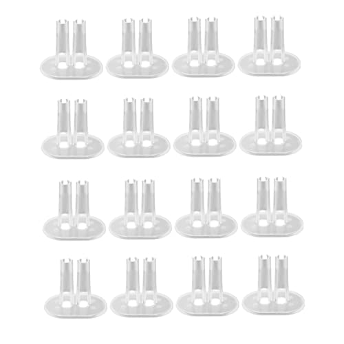 Warmhm 16 Stück Teiliges Puppenständer Transparente Stützen für Puppen Stabiler Doll Display Rack Zubehör für Puppenhaus und Sammlungen Einfach zu Montieren Verwenden von Warmhm