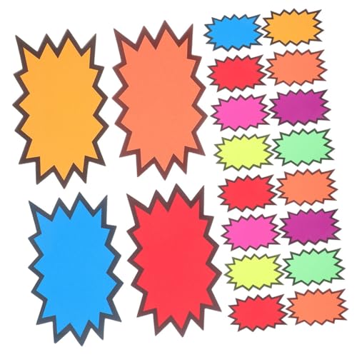 Warmhm 160Stücke Fluoreszierende Burst Tags Für Einzelhandel Bunte Preisschilder Leere Etiketten Für Supermärkte Garagenverkäufe Schulveranstaltungen Warmhm 160Stücke Fluoreszierende Burst Tags Für Einzelhandel Bunte Preisschilder Leere Etiketten Für Supermärkte Garagenverkäufe Schulveranstaltungen von Warmhm