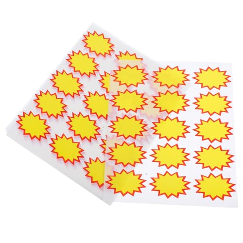 Warmhm 180 Stück Preisschilder Aufkleber für Supermärkte Selbstklebende Gelbe Rabattetiketten Handbeschreibbare Preislabels für Verkaufsaktionen und Warmhm 180 Stück Preisschilder Aufkleber für Supermärkte Selbstklebende Gelbe Rabattetiketten Handbeschreibbare Preislabels für Verkaufsaktionen und von Warmhm