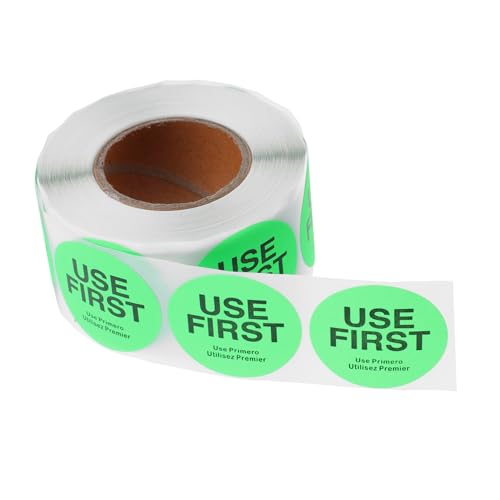 Warmhm 1Rolle Abnehmbare Use First Aufkleber für Lebensmittel Etiketten Hellgrün Selbstklebend Küchenetiketten zur Effizienten Bestandsverwaltung Restaurants Warmhm 1Rolle Abnehmbare Use First Aufkleber für Lebensmittel Etiketten Hellgrün Selbstklebend Küchenetiketten zur Effizienten Bestandsverwaltung Restaurants von Warmhm
