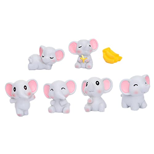 Warmhm 1Satz Mini Elefantenfiguren Teiliges Mikro Landschaftsbau DIY Ornament Bezaubernde Tischdekoration aus Hochwertigem Harz für Büro Zuhause und Verschiedene Warmhm 1Satz Mini Elefantenfiguren Teiliges Mikro Landschaftsbau DIY Ornament Bezaubernde Tischdekoration aus Hochwertigem Harz für Büro Zuhause und Verschiedene von Warmhm