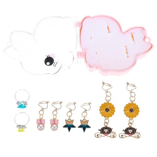 Warmhm 1Satz Ohrclips Set für Kleine Niedliche Schmuckstücke ohne Piercing mit Ringen für Prinzessinnenpartys Geburtstage Weihnachten und Bequem Warmhm 1Satz Ohrclips Set für Kleine Niedliche Schmuckstücke ohne Piercing mit Ringen für Prinzessinnenpartys Geburtstage Weihnachten und Bequem von Warmhm