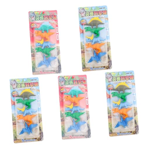Warmhm 1Satz Teiliges Cartoon Dinosaurier Radiergummis Kreatives Schreibwaren Geschenkset Für Mitgebsel Für Kindergeburtstage Und Schulgebrauch von Warmhm