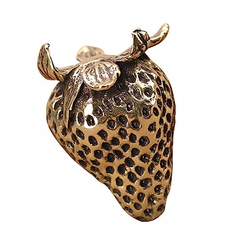 Warmhm 1Stk Erdbeer-Ornament Elegante erdbeerverzierung Erdbeerdekoration Tisch-Erdbeer-Skulptur Erdbeerstatue für das Büro Erdbeerdekor auf dem Tisch Messing Golden Warmhm 1Stk Erdbeer-Ornament Elegante erdbeerverzierung Erdbeerdekoration Tisch-Erdbeer-Skulptur Erdbeerstatue für das Büro Erdbeerdekor auf dem Tisch Messing Golden von Warmhm