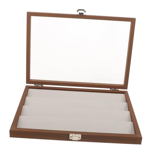 Warmhm 1Stück Holz Schmuckschatulle Praktische Aufbewahrungsbox für Ringe Ohrringe und Schmuck Elegantes Design Vielseitig Einsetzbar für Zuhause oder Shops Warmhm 1Stück Holz Schmuckschatulle Praktische Aufbewahrungsbox für Ringe Ohrringe und Schmuck Elegantes Design Vielseitig Einsetzbar für Zuhause oder Shops von Warmhm
