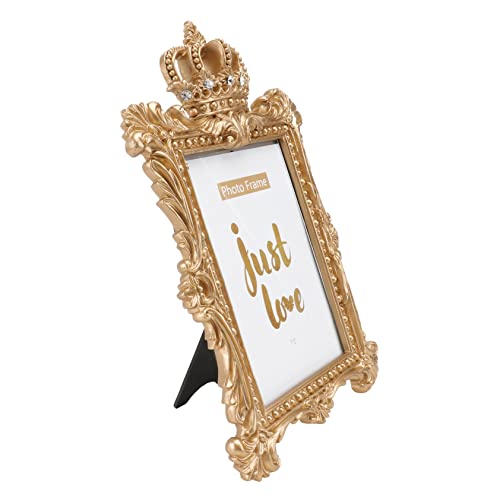 Warmhm 1stk Bilderrahmen Königlicher Fotorahmen Galerie Staffeleien Hochzeitsmittelstücke Für Tische Kronenrahmen Fotorahmen Im Goldkronen-design Goldverzierter Rahmen Bohren Golden Warmhm 1stk Bilderrahmen Königlicher Fotorahmen Galerie Staffeleien Hochzeitsmittelstücke Für Tische Kronenrahmen Fotorahmen Im Goldkronen-design Goldverzierter Rahmen Bohren Golden von Warmhm