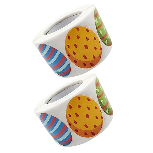 Warmhm 2 Rollen Osterei-Aufkleber Aufkleber Stickers for Sticker für geldgeschenke verpacken Ostern osterneier schulzeug DIY-Bänder Bänder für Ostern klebebänder Warmhm 2 Rollen Osterei-Aufkleber Aufkleber Stickers for Sticker für geldgeschenke verpacken Ostern osterneier schulzeug DIY-Bänder Bänder für Ostern klebebänder von Warmhm