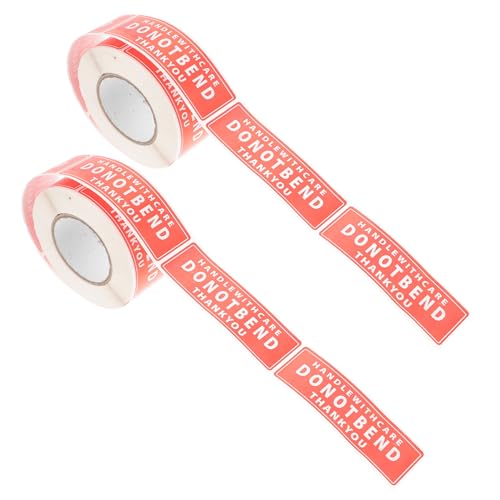 Warmhm 2 Rollen Warnaufkleber Handle With Care Label Selbstklebend Bruchsichere Versandetiketten für Kartons Sicherer Schutz bei Transport und Lagerung Warmhm 2 Rollen Warnaufkleber Handle With Care Label Selbstklebend Bruchsichere Versandetiketten für Kartons Sicherer Schutz bei Transport und Lagerung von Warmhm