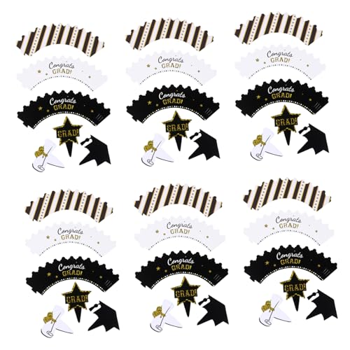 Warmhm 2 Sätze Abschlusstorte Umgeben Schule Abschlussfeier Name Kuchendekoration Für Absolventen Cupcake Picks Für Absolventenfeier Tortenaufsätze Für Die Graduierung Papier 24 Stück * 2 Warmhm 2 Sätze Abschlusstorte Umgeben Schule Abschlussfeier Name Kuchendekoration Für Absolventen Cupcake Picks Für Absolventenfeier Tortenaufsätze Für Die Graduierung Papier 24 Stück * 2 von Warmhm