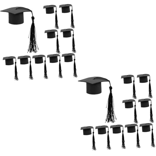 Warmhm 2 Sätze Arzt Hut Dekoration Abschluss Quaste Promoviert Glückwunsch Kappe Bachelorhut Kuchen Dekoration Party-kuchen-picks Grad-cap-kuchen- Vlies Black 10 Stück * 2 Warmhm 2 Sätze Arzt Hut Dekoration Abschluss Quaste Promoviert Glückwunsch Kappe Bachelorhut Kuchen Dekoration Party-kuchen-picks Grad-cap-kuchen- Vlies Black 10 Stück * 2 von Warmhm